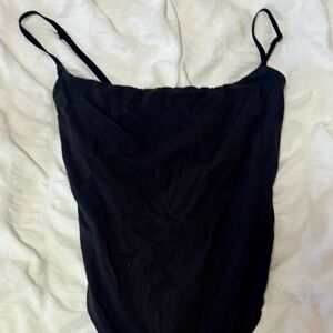 SKIMS Black Bodysuit Tank Top